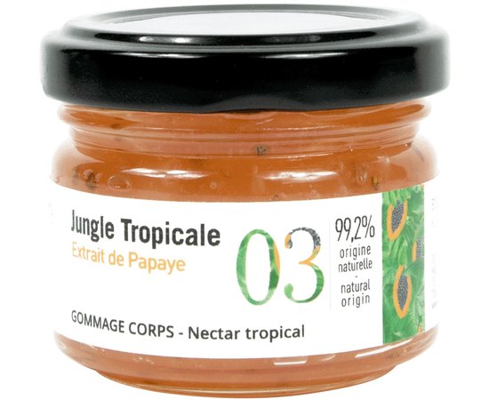 Скраб для тіла Тропічний нектар Academie Body Scrub Tropical Nectar, 60 ml, фото 