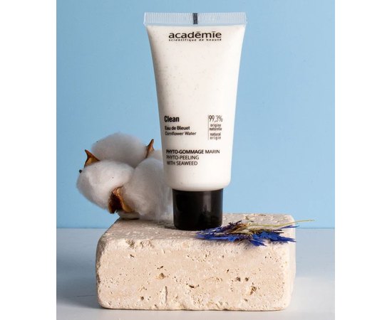 Растительный пилинг с водорослями Academie Phyto-Gommage Marin, 50 ml, изображение 2