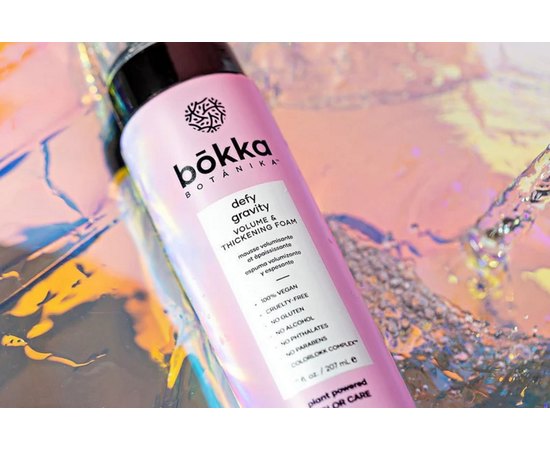 Пенка для объема Bokka Botanika Defy Gravity Volume & Thickening Foam, 207 ml, изображение 2