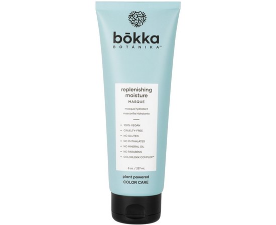 Восстанавливающая увлажняющая маска для волос Bokka Botanika Replenishing Moisture Masque, 237 ml