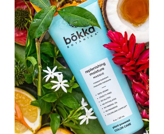 Відновлююча зволожуюча маска для волосся Bokka Botanika Replenishing Moisture Masque, 237 ml, фото _ab__is.image_number.default