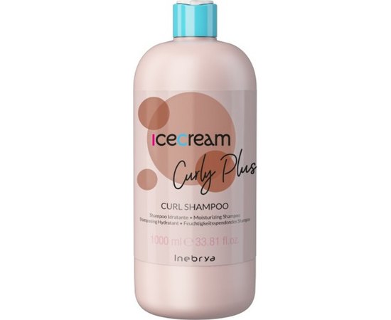 Шампунь для вьющихся и химически завитых волос Inebrya Ice Cream Curl Shampoo, изображение 2