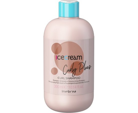 Шампунь для кучерявого та хімічно завитого волосся Inebrya Ice Cream Curl Shampoo, фото 