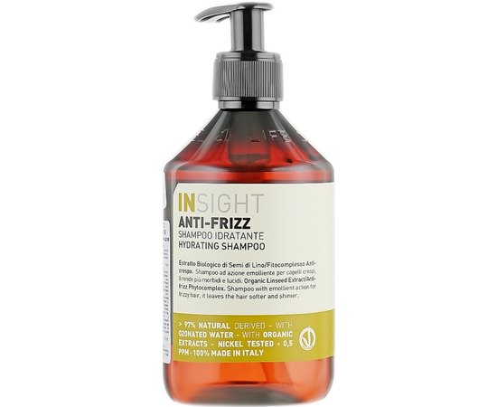 Шампунь увлажняющий для всех типов волос Insight Anti-Frizz Hair Hydrating Shampoo, изображение 2