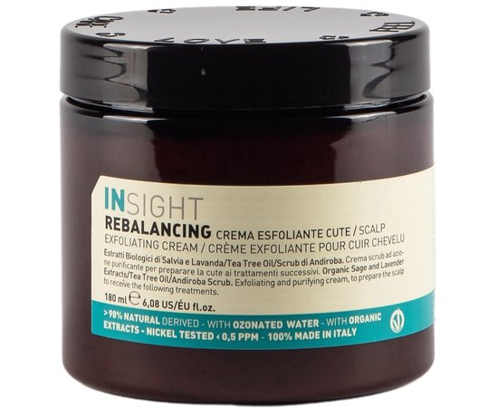 Крем-пилинг для кожи головы Insight Rebalancing Scalp Exfoliating Cream, 180 ml