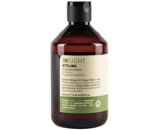 Олія на основі біодинамічного екстракту гінкго білоба та алое Insight Styling Oil Non Oil, 250 ml, фото 