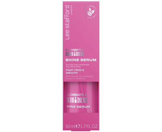 Сыворотка для придания волосам блеска и гладкости Lee Stafford Illuminate and Shine Shine Serum, 50 ml, изображение 2