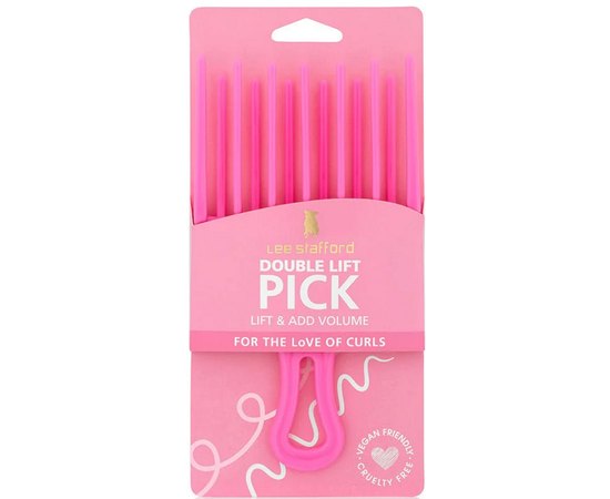 Гребень для создания объема вьющихся волос Lee Stafford Double Lift Pick Comb, изображение 2
