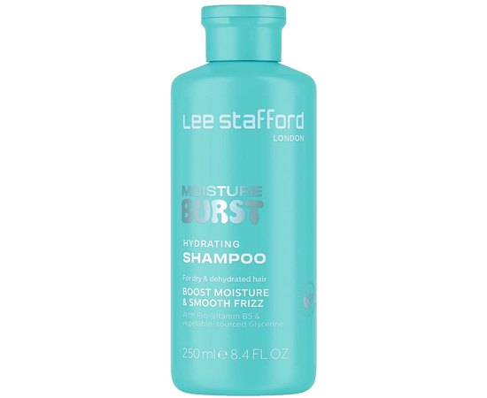 Інтенсивний зволожуючий безсульфатний шампунь Lee Stafford Moisture Burst Hydrating Shampoo, 250 ml, фото 