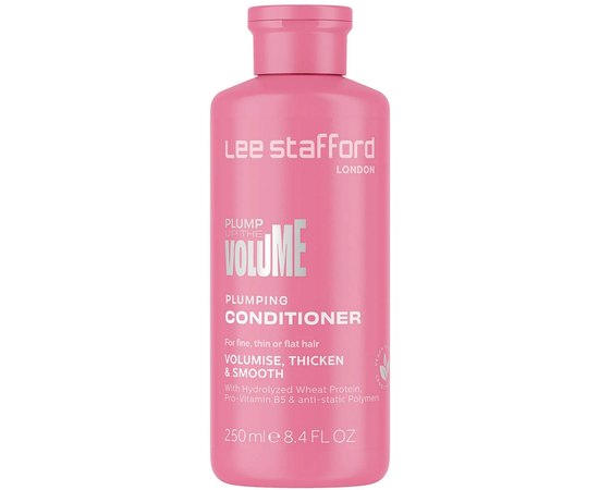 Кондиціонер для об'єму волосся Lee Stafford Plump Up The Volume Plumping Conditioner, 250 ml, фото 
