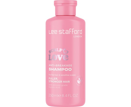 Шампунь для чутливої шкіри голови та ослабленого волосся Lee Stafford Scalp Love Anti-Breakage Shampoo, 250 ml, фото 