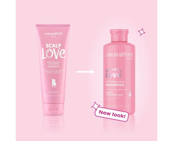 Шампунь для чутливої шкіри голови та ослабленого волосся Lee Stafford Scalp Love Anti-Breakage Shampoo, 250 ml, фото _ab__is.image_number.default