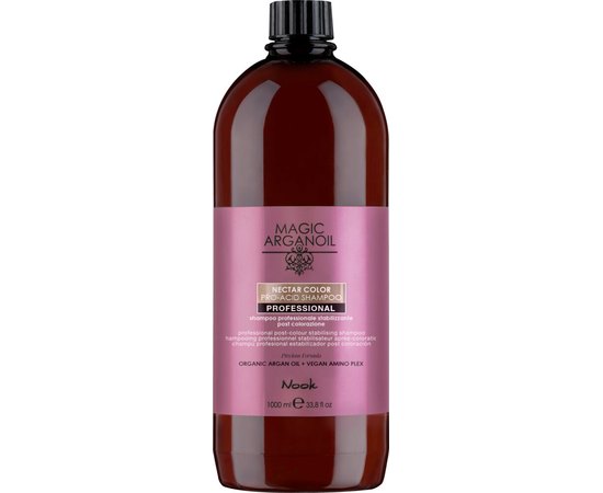 Закріплюючий шампунь після фарбування Nook Nectar Color Pro-Acid Shampoo, 1000 ml, фото 