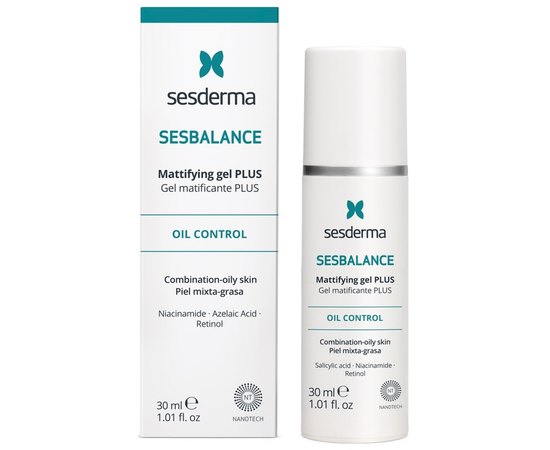 Інтенсивний матуючий гель Sesderma Sesbalance Mattifying gel Plus, 30 ml, фото _ab__is.image_number.default