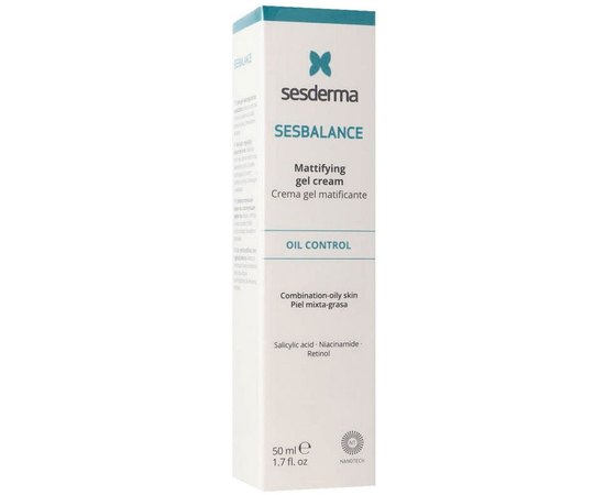 Матирующий крем-гель Sesderma Sesbalance Mattifying gel cream, 50 ml, изображение 2