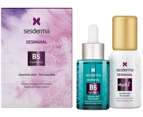 Восстанавливающий набор для чувствительной кожи Sesderma Sesmahal B5 Two-phase System, изображение 2