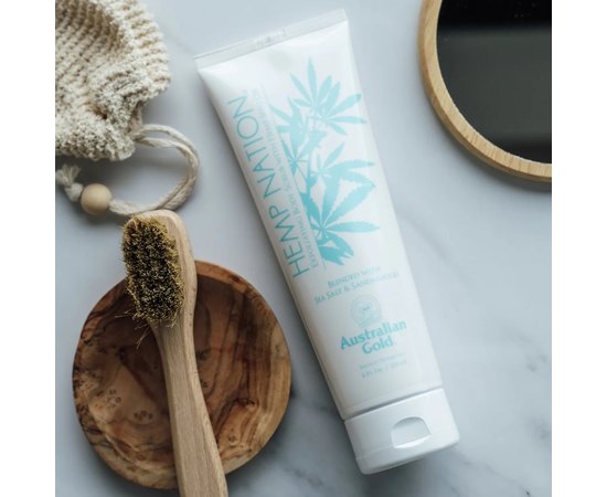Скраб для тіла Australian Gold Hemp Nation Sea Salt & Sandalwood Body Scrub, 237 ml, фото _ab__is.image_number.default