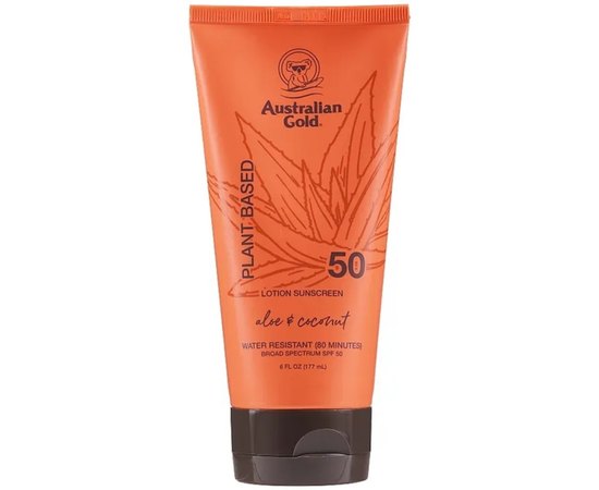 Лосьон солнцезащитный на растительной основе Australian Gold Plant Based Lotion SPF50, 177 ml