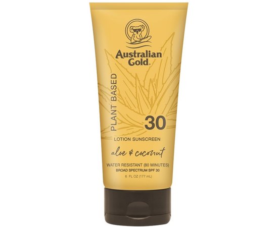 Лосьон солнцезащитный на растительной основе Australian Gold Plant Based SPF 30 Lotion, 177 ml