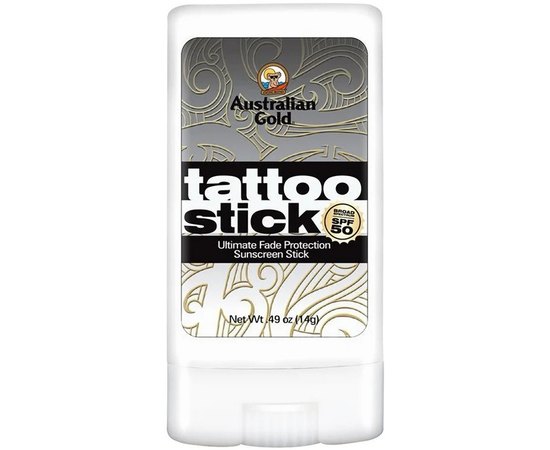 Стик для татуировок защищающий и увлажняющий Australian Gold SPF 50 Tattoo Stick, 15 ml