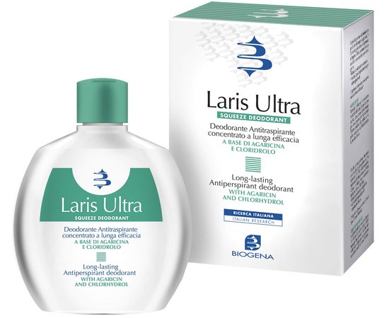 Крем антиперспірант-дезодорант тривалої дії Biogena Laris Ultra Crema, 50 ml, фото _ab__is.image_number.default