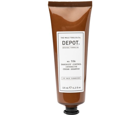 Интенсивный крем-шампунь для контроля появления перхоти Depot 106 Dandruff Control Intensive Cream Shampoo, 125 ml