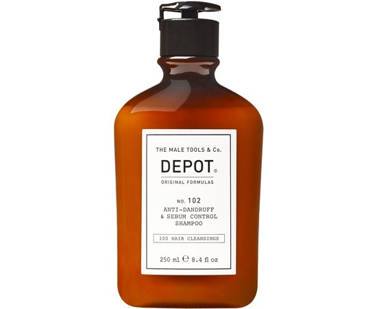 Шампунь для контроля выделения жира и от перхоти Depot Hair Cleansings 102 Anti-Dandruff & Sebum Control Shampoo