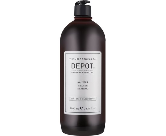 Шампунь для седых и светлых волос Depot Hair Cleansings 104 Silver Shampoo, изображение 2