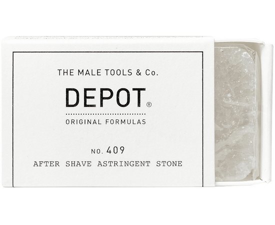 Вяжущий камень после бритья Depot Shave Specifics 409 After Shave Astringent Stone, 90 g