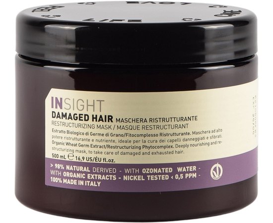 Восстанавливающая маска для поврежденных волос Insight Damaged Hair Restructurizing Mask, изображение 3