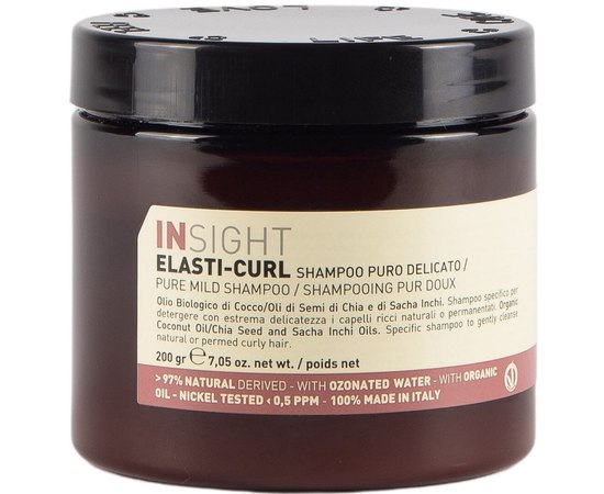 М'який шампунь для кучерявого волосся Insight Elasti-Curl Pure Mild Shampoo, фото _ab__is.image_number.default
