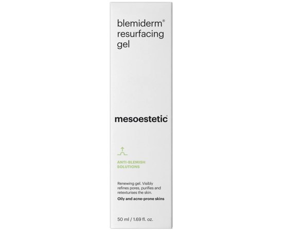 Восстанавливающий и ретекстурирующий гель Mesoestetic Anti-Blemish Solutions Blemiderm Resurfacing Gel, 50 ml, изображение 2