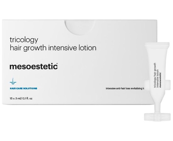 Mesoestetic Tricology hair growth intensive lotion Інтенсивний лосьйон проти випадіння волосся, 15 х 3 мл, фото 