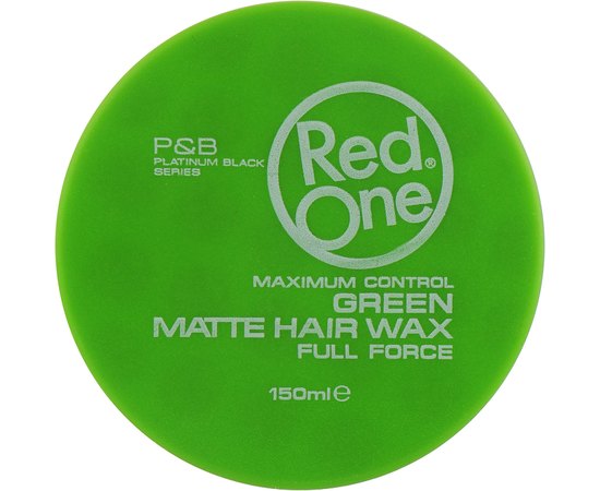 Матовый воск для волос ультрасильной фиксации RedOne Green Matt Hair Wax, 150 ml