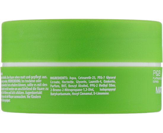 Матовий віск для волосся ультрасильної фіксації RedOne Green Matt Hair Wax, 150 ml, фото _ab__is.image_number.default