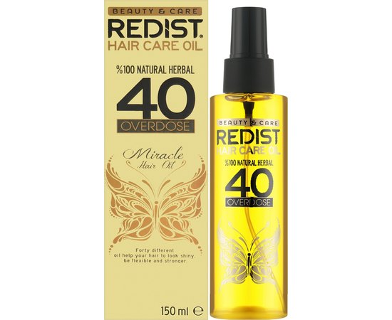 Масло для догляду за волоссям Redist Professional Hair Care Oil 40 Overdose, 150 ml, фото _ab__is.image_number.default