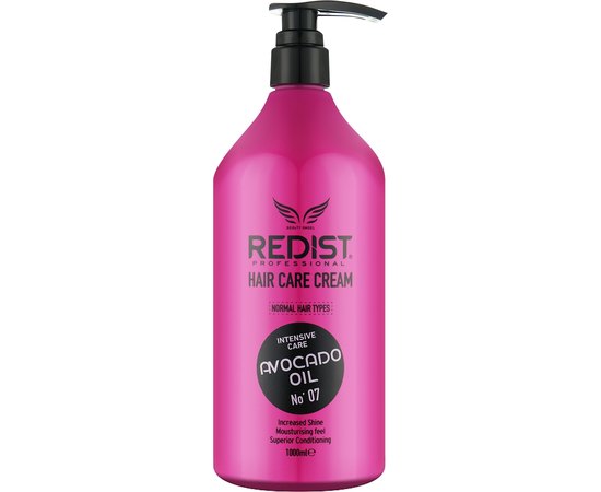 Крем-кондиціонер для волосся з олією авокадо Redist Professional Hair Care Cream With Avocado Oil, 1000 ml, фото 
