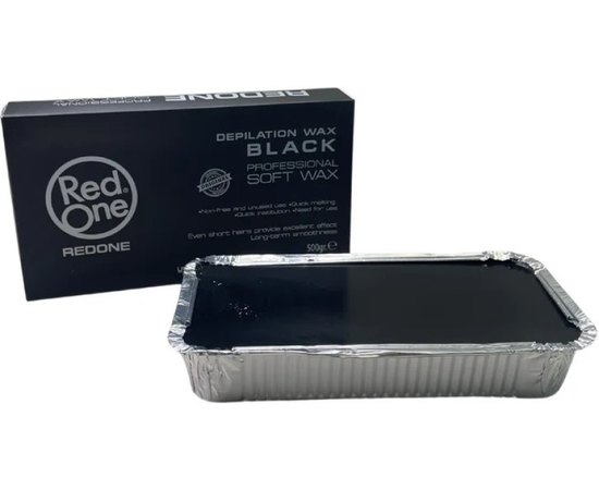 Воск для депиляции RedOne Black, 500 g, изображение 2