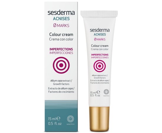 Тонирующий крем для кожи из постакне Sesderma Acnises Spot Cream, 15 ml