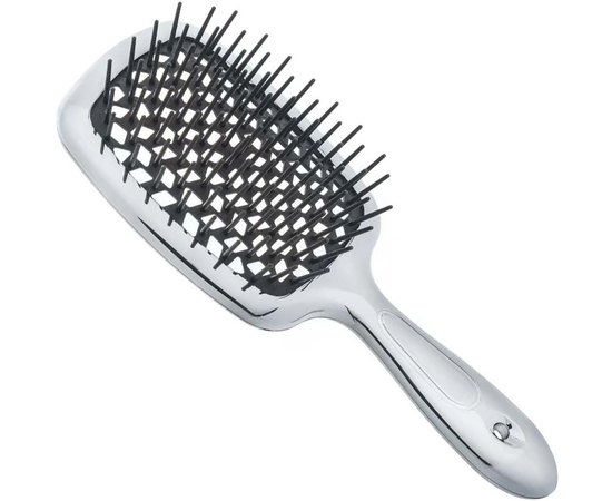 Щітка для волосся Hollow Comb Superbrush Plus Silver, фото 