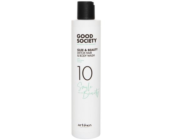 Освіжаючий гель з очищуючим ефектом Artego Good Society 10 Glee & Beauty Detox Hair & Body Wash, 250 ml, фото 