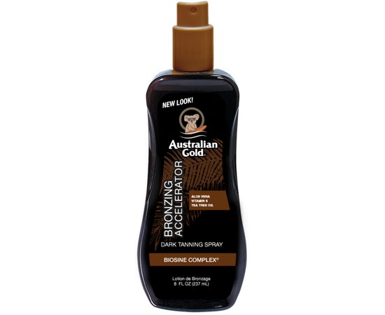 Ускоритель загара с бронзатором Australian Gold Accelerator Spray Gel w/Bronzer, 237 ml