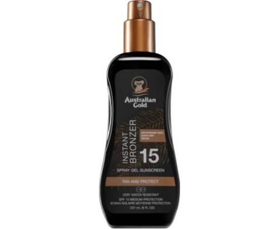 Спрей-гель с бронзатором SPF15 Australian Gold SPF 15 Spray Gel Bronzer, изображение 2