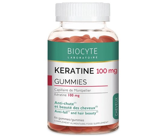 Пищевая добавка Кератин Biocyte Keratine Gummies, 60gummies