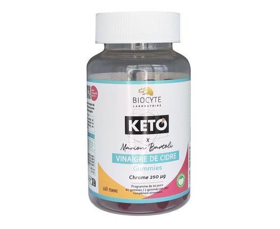 Добавка дієтична для покращення травлення Biocyte Vinaigre De Cidre Gummies, 60 gum, фото _ab__is.image_number.default