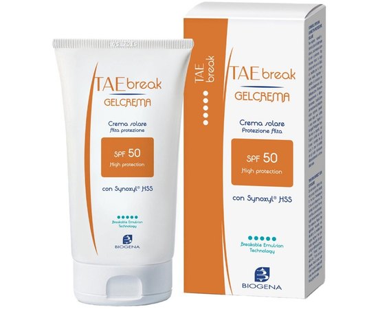 Солнцезащитный крем-гель SPF50 Biogena Tae Break Gel Crema, 150 ml