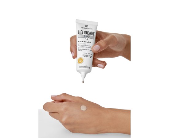 Солнцезащитная эмульсия для кожи склонной к покраснениям Cantabria Heliocare 360 MD A-R Emulsion SPF50+, 50 ml, изображение 3
