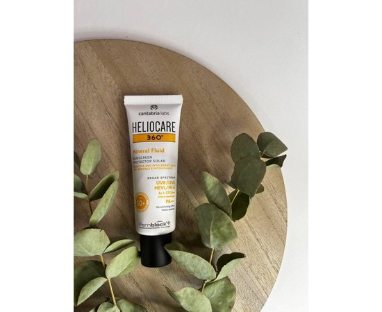 Сонцезахисний мінеральний флюїд Cantabria Heliocare 360 Mineral Fluid SPF50+,  50 ml, фото _ab__is.image_number.default