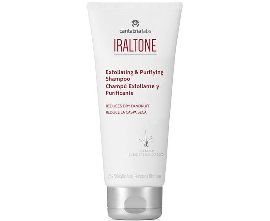 Отшелушивающий и очищающий шампунь Cantabria Iraltone Exfoliating & Purifying Shampoo, 200 ml