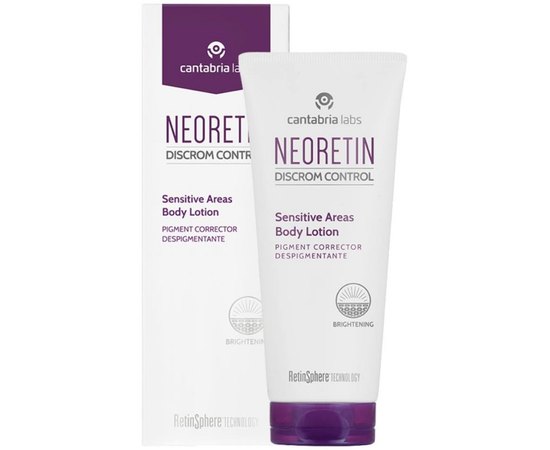 Депигментирующий лосьон для чувствительных участков тела Cantabria Neoretin Discrom Control Areas Body Lotion, 100 ml